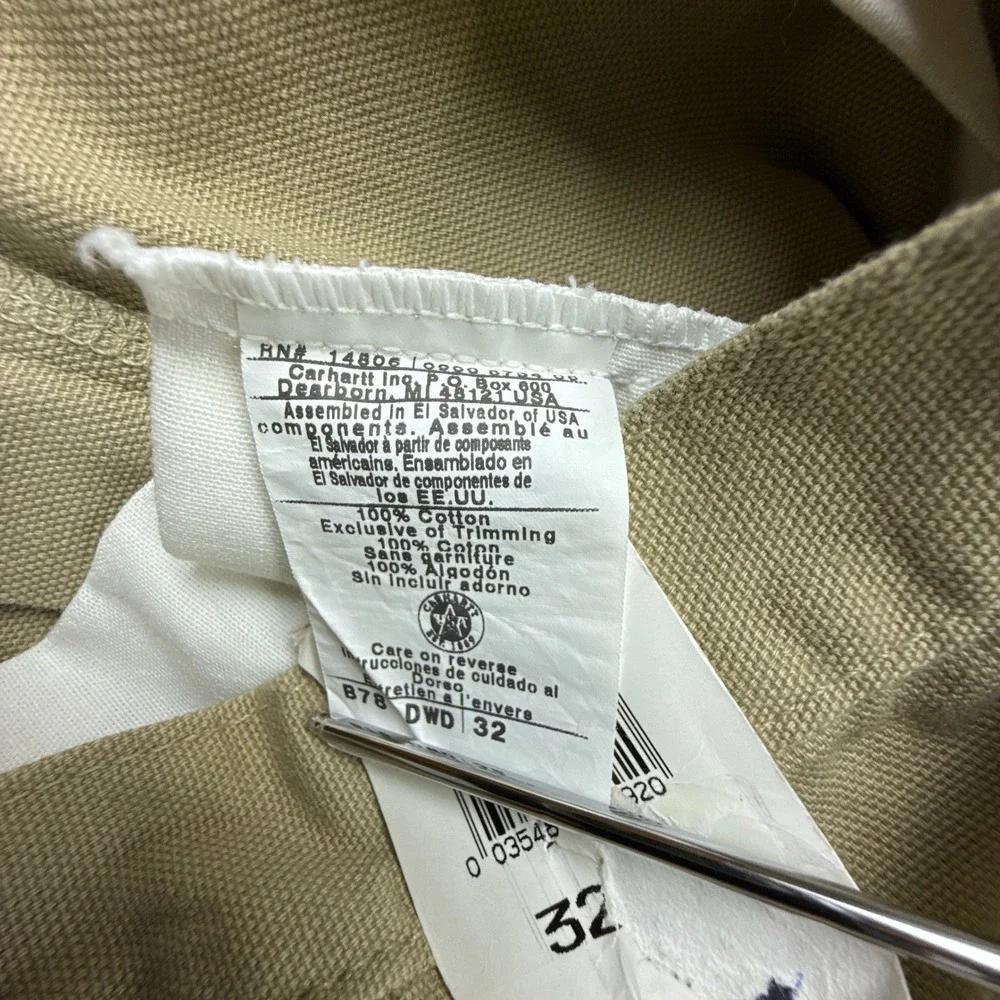Carhartt new tags